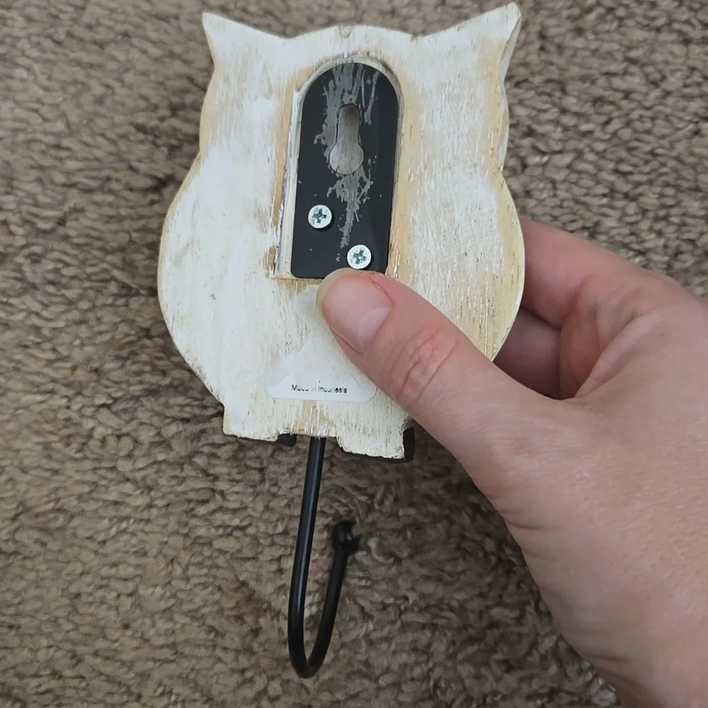 Anthropologie Owl Wall Hook Easter Spring New With Tag